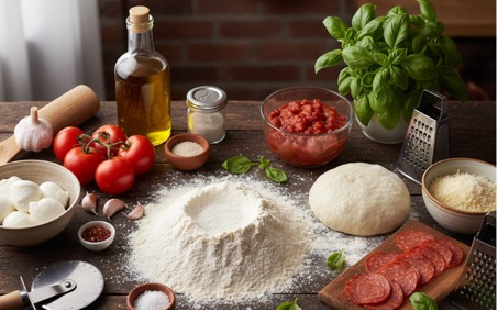 cách làm bánh pizza